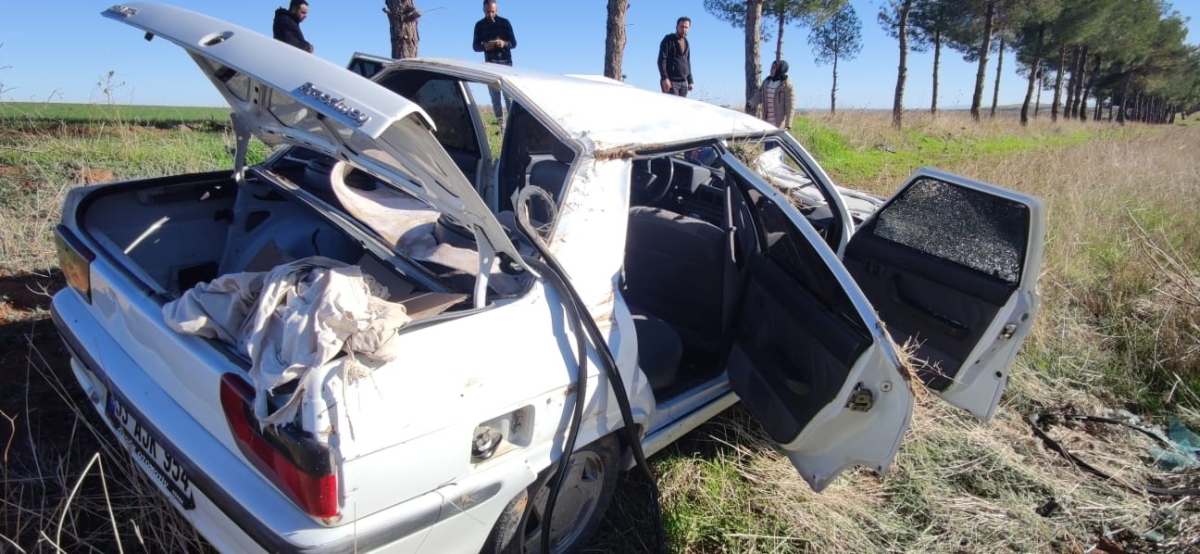 Şanlıurfa’da otomobil devrildi: 3 yaralı