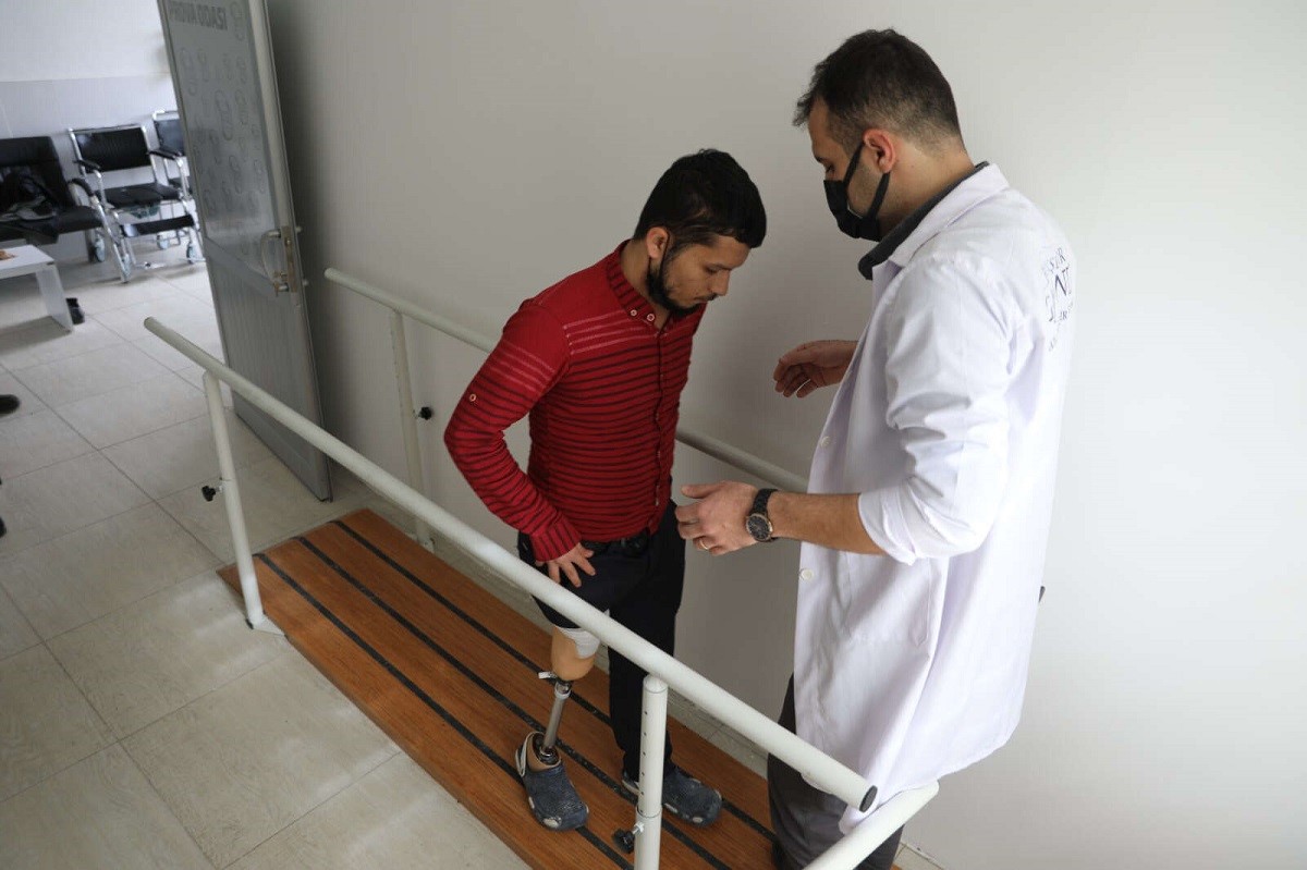 Ortez Protez Merkezi, engelli afetzedelerin umudu oluyor