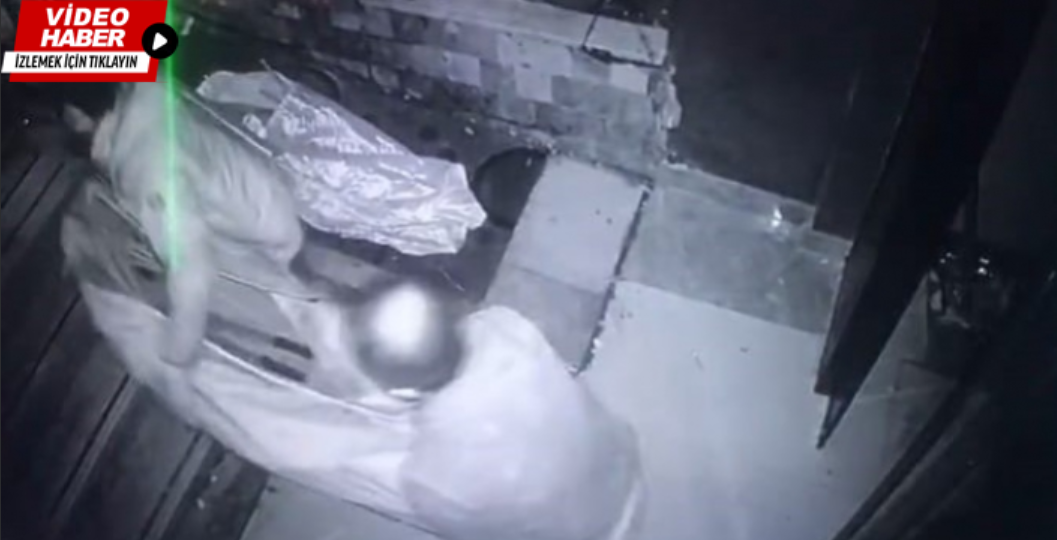 Malatyada hasarlı apartmanı ikinci kez soyan hırsızlar kameraya yakalandı